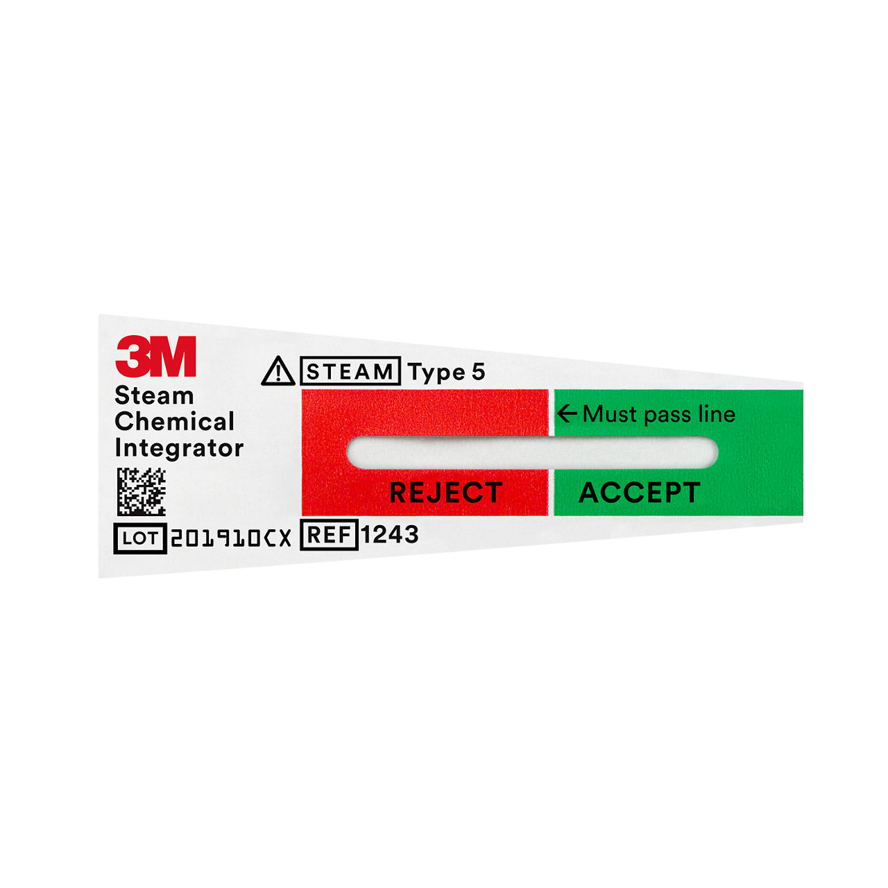 3M 1243A 蒸氣滅菌整合性化學指示片