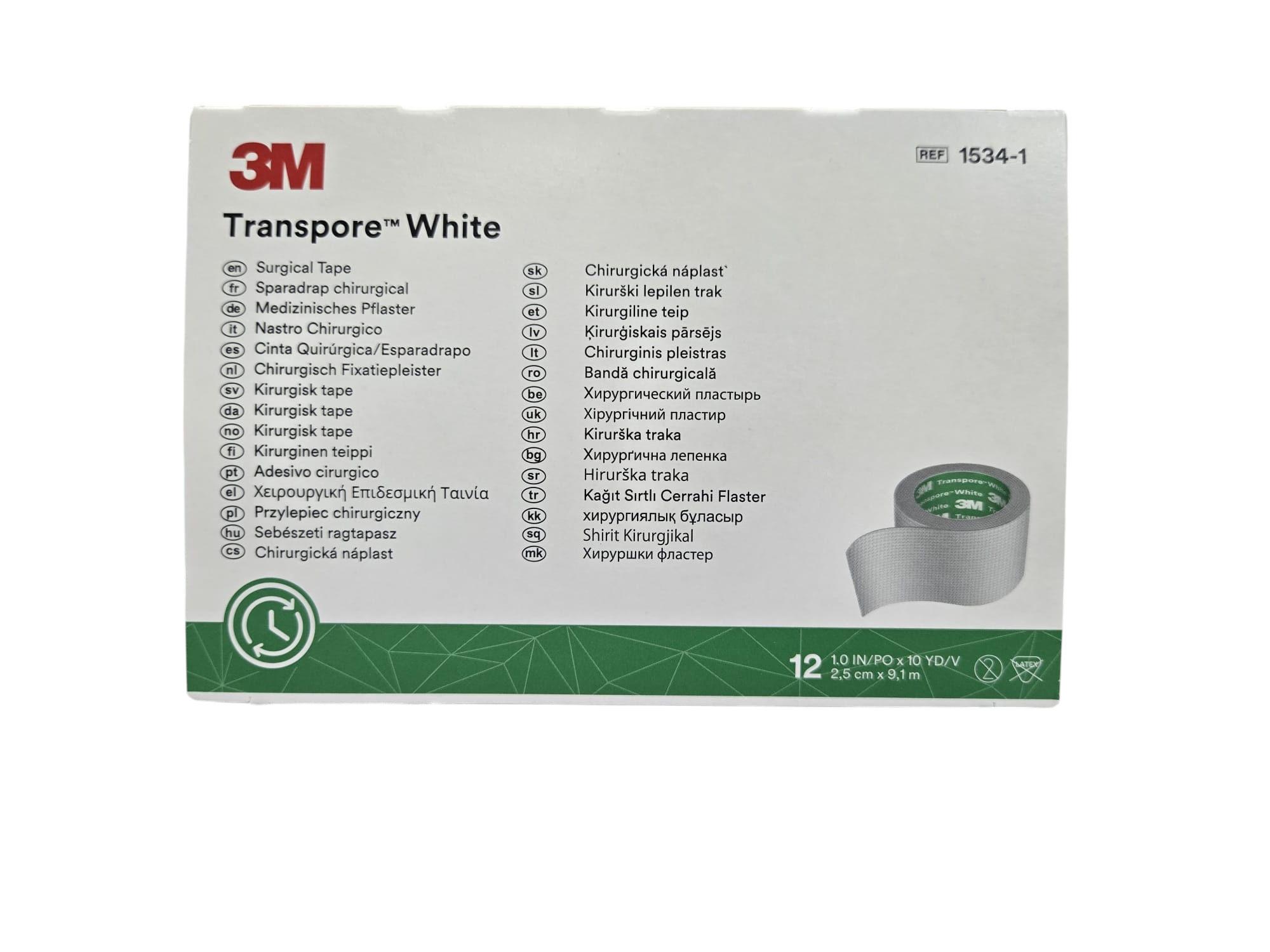 3M Transpore Tape 1" White 透明膠布
