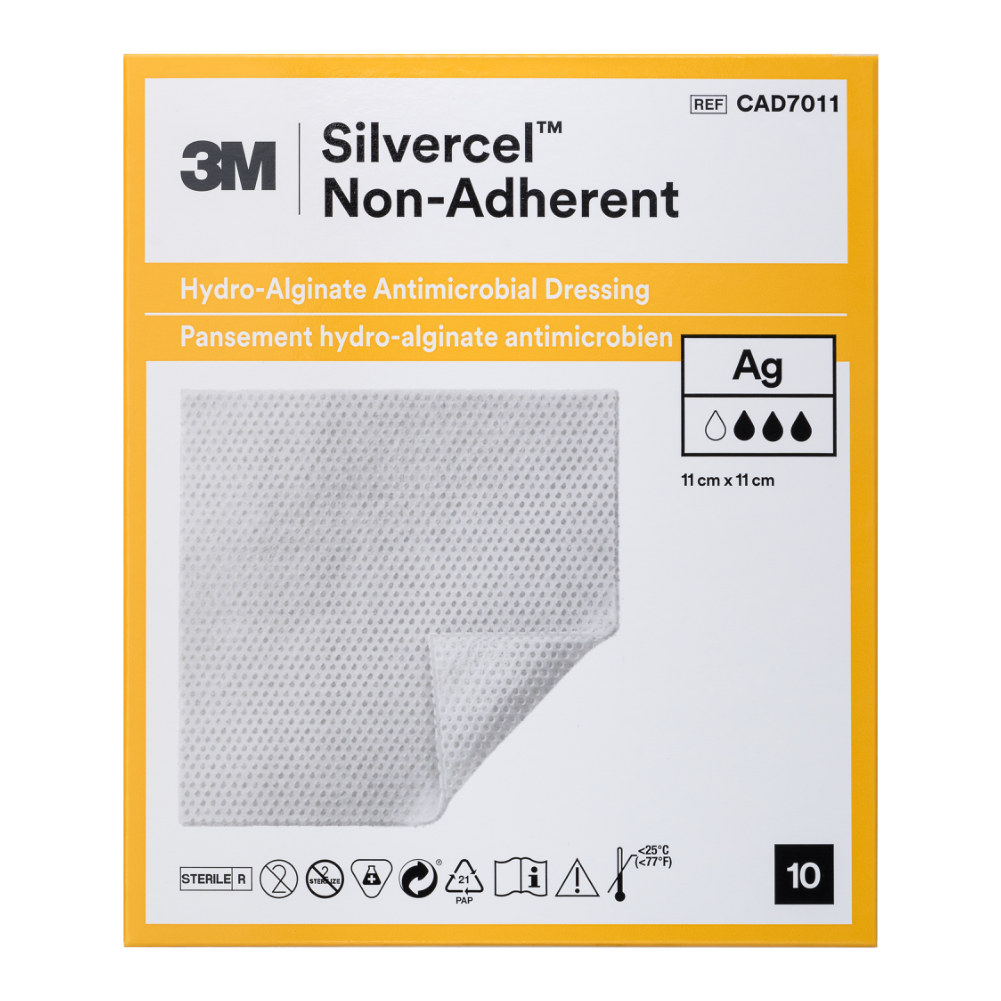 3M Silvercel Non-Adherent Hydro-Alginate Antimicrobial Dressing – photo 2
