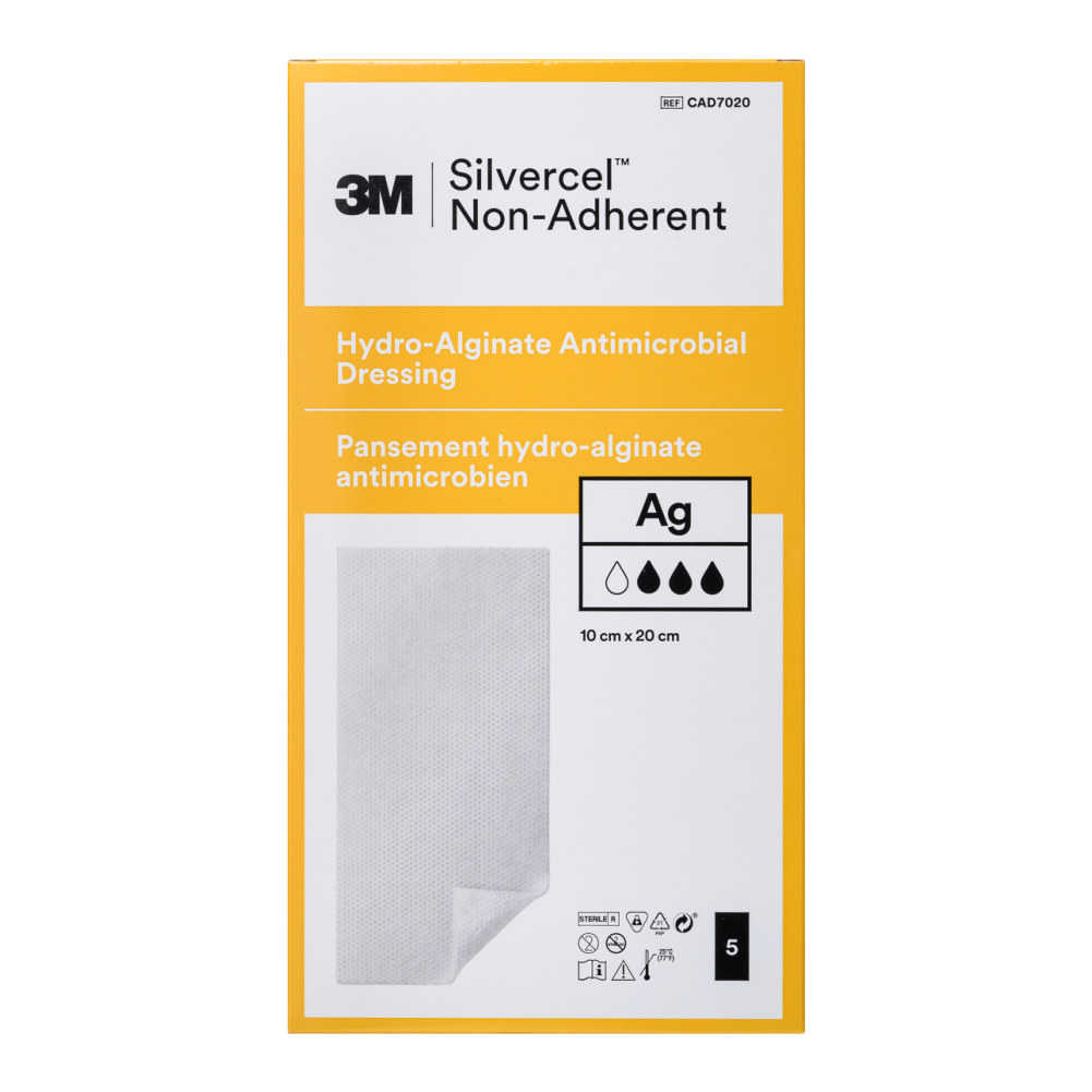 3M Silvercel Non-Adherent Hydro-Alginate Antimicrobial Dressing – photo 3